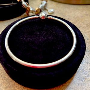 Pandora silver bangle